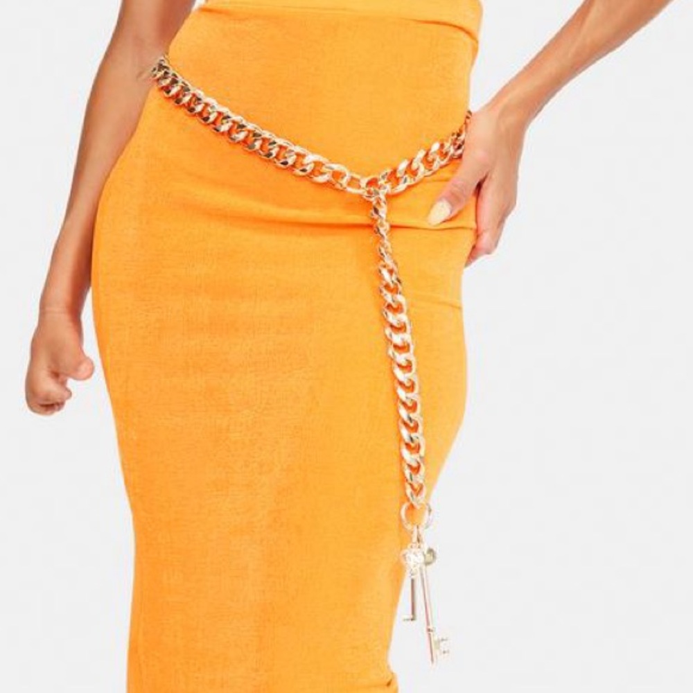 Love locked up chain belt